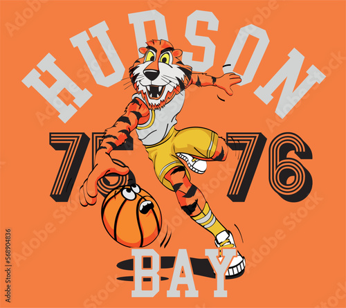 vector tiger illustration for t shirt print designs