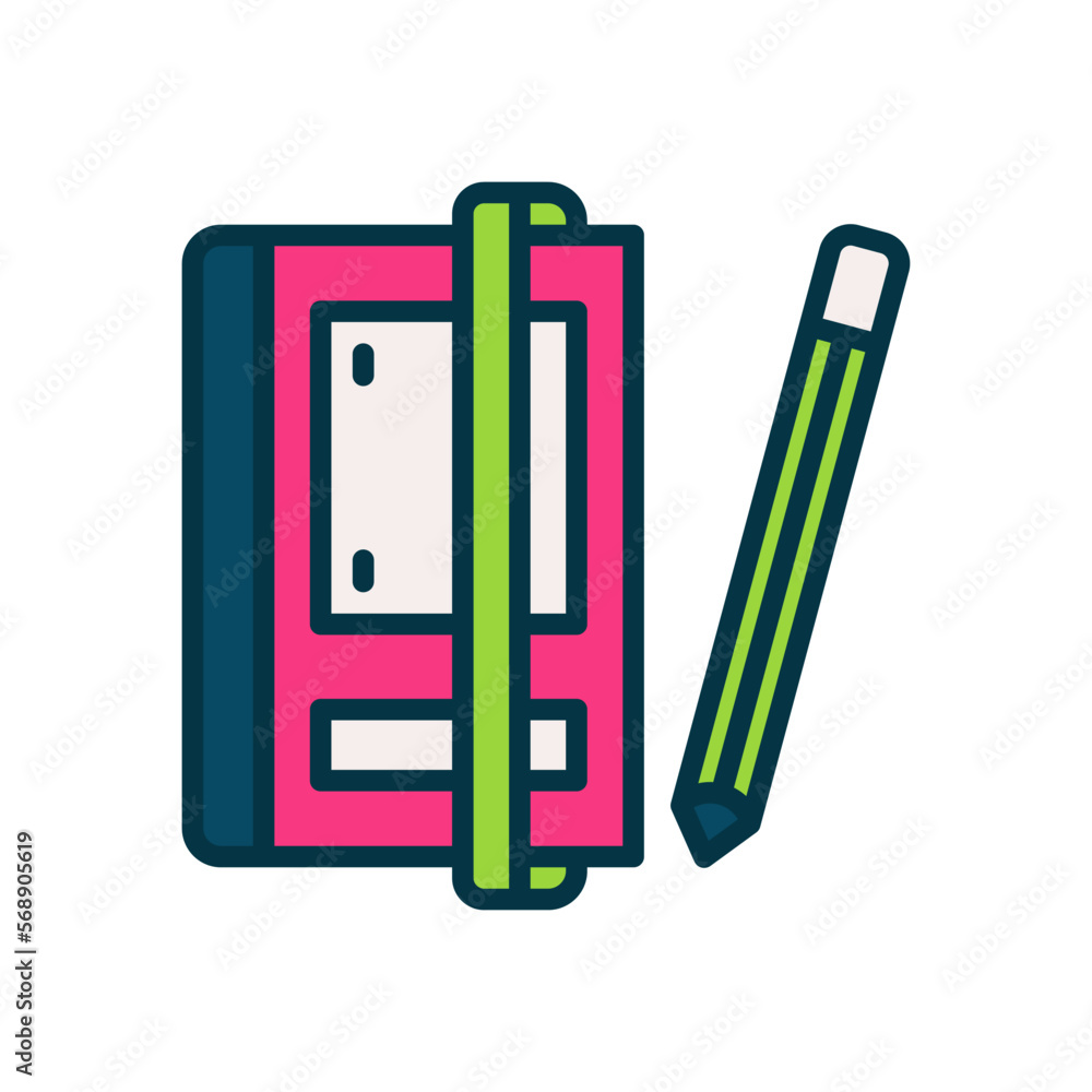 notebook icon for your website, mobile, presentation, and logo design. notebook icon for your website, mobile, presentation, and logo design.