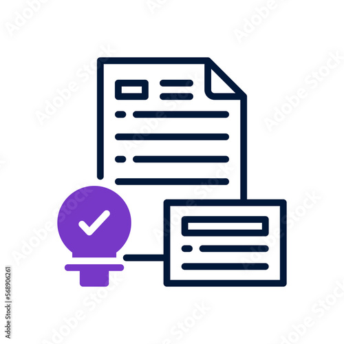 document icon for your website, mobile, presentation, and logo design.