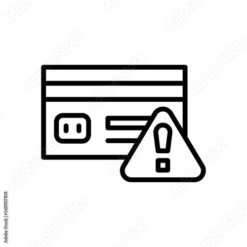 credit card icon for your website, mobile, presentation, and logo design.