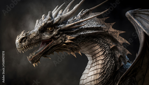 dragon 3d rendering