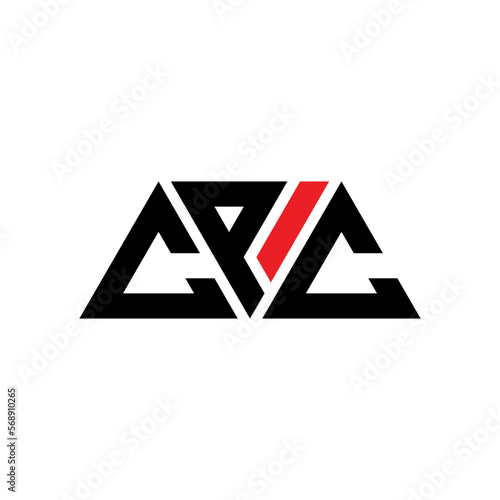 CPC triangle letter logo design with triangle shape. CPC triangle logo design monogram. CPC triangle vector logo template with red color. CPC triangular logo Simple, Elegant, and Luxurious Logo...