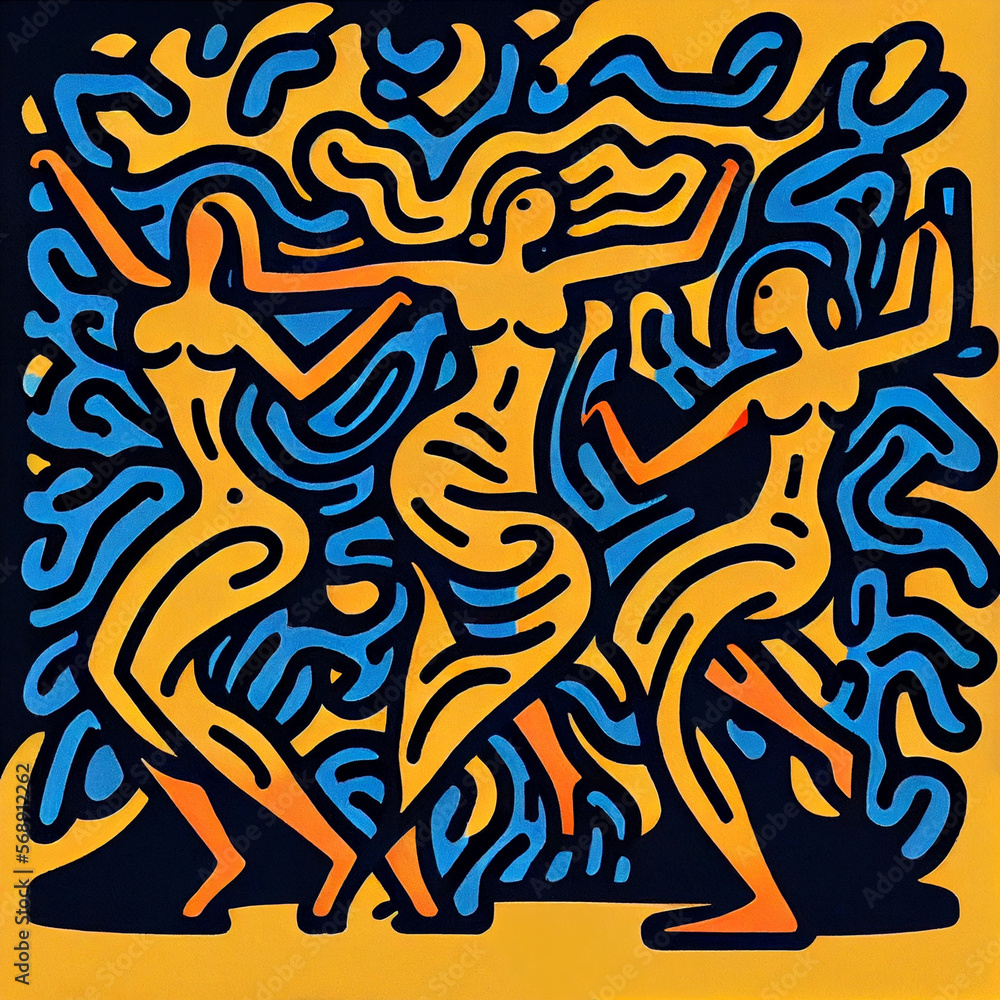 illustration of dancers