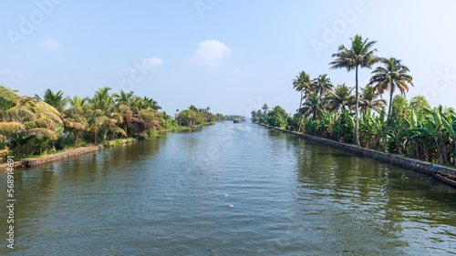 ‘The Venice of the East’- Alleppey. Huge network of backwaters and more than thousand the houseboats add to the magic of the place.