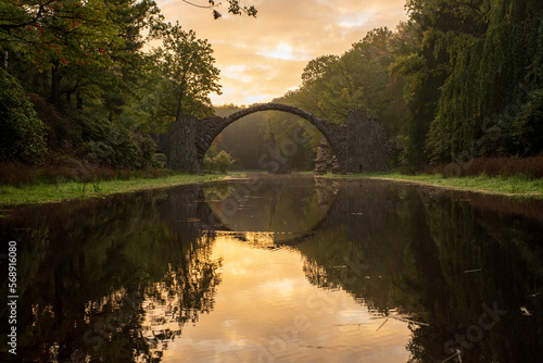 View of Devils bridge in Germany in Saxony photo