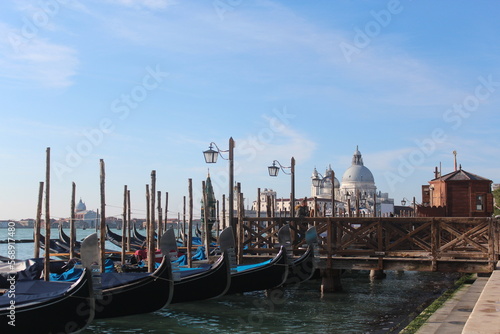 Venice beaches, gondolas, churches, St. Mark's City Square, the tower in the square, the church, the medieval and Roman artifacts, the canals in the city, the gondolas going on the canals and the sea, © Dostbulut