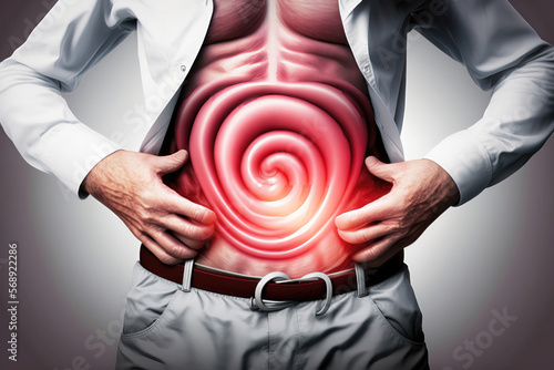 The Aches and Pains of Stomach Pain: Causes, Symptoms, and Treatment. Generative AI photo