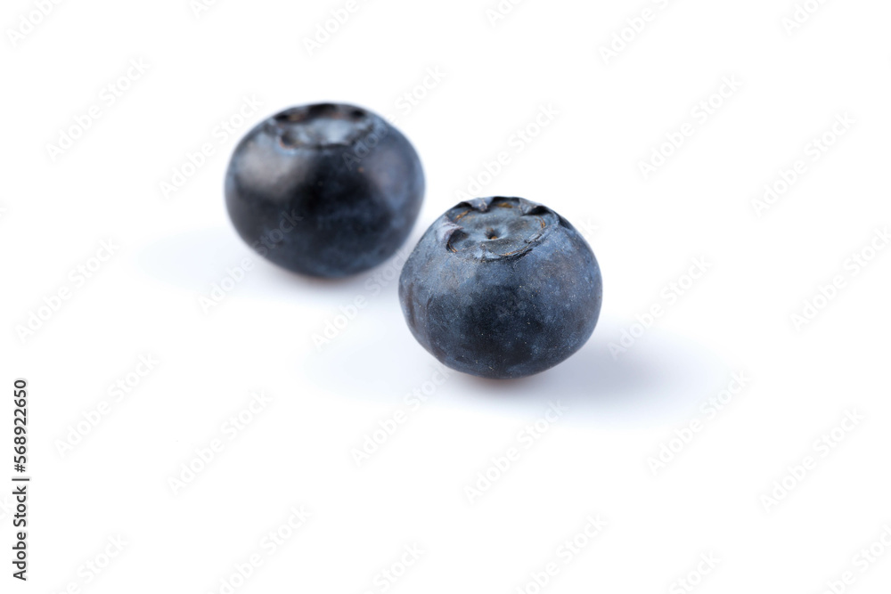 Blueberries on white background Blueberries on white background
