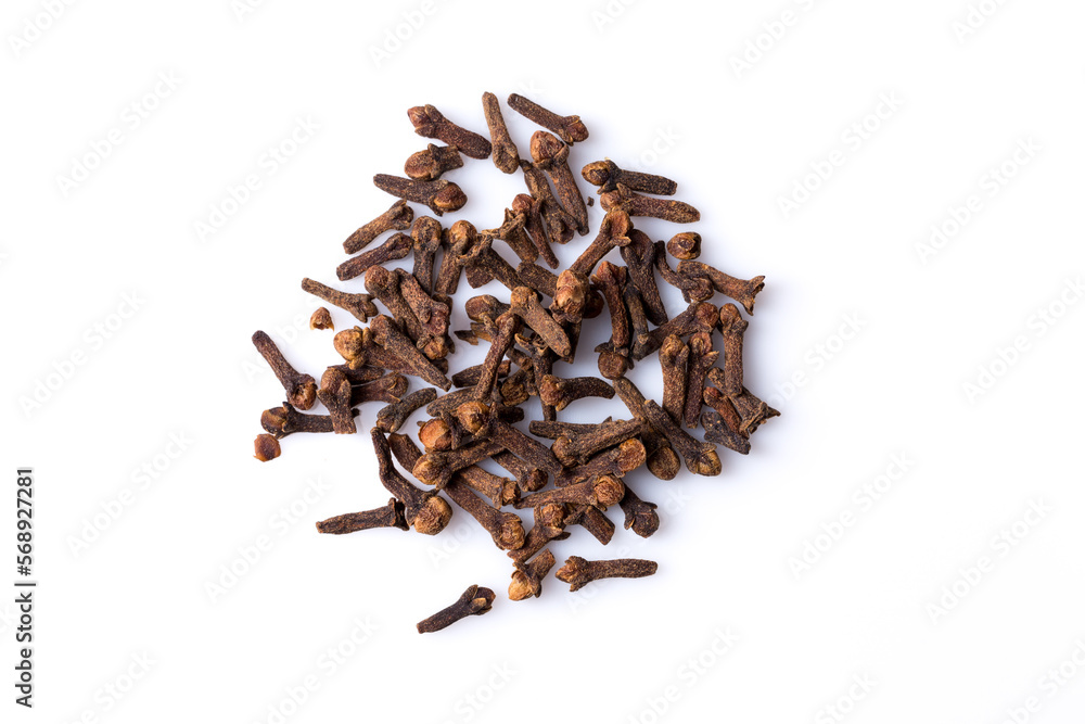 Cloves isolated on white background Cloves isolated on white background