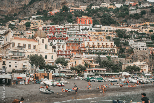 Fototapeta Naklejka Na Ścianę i Meble -  View of Italian coast at Positano
