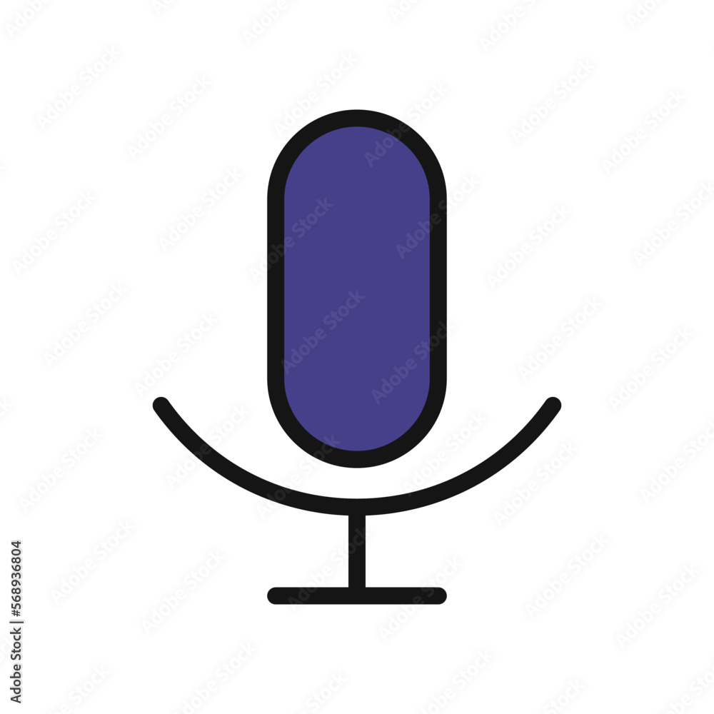 Microphone line icon isolated on white background. Black flat thin icon on modern outline style. Linear symbol and editable stroke. Simple and pixel perfect stroke vector illustration. Microphone line icon isolated on white background. Black flat thin icon on modern outline style. Linear symbol and editable stroke. Simple and pixel perfect stroke vector illustration.