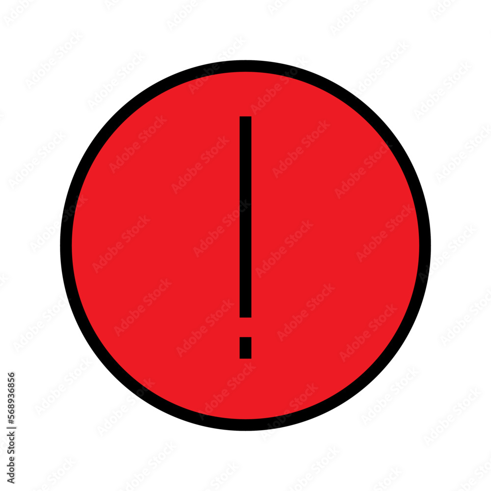 Alert circle icon line isolated on white background. Black flat thin icon on modern outline style. Linear symbol and editable stroke. Simple and pixel perfect stroke vector illustration. Alert circle icon line isolated on white background. Black flat thin icon on modern outline style. Linear symbol and editable stroke. Simple and pixel perfect stroke vector illustration.