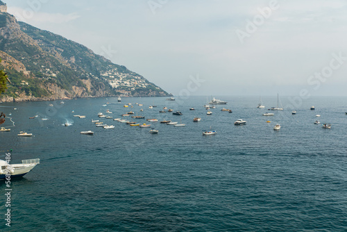 View of Italian coast at Positano 