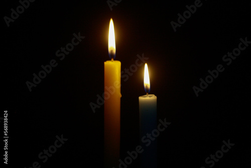 candles in the dark