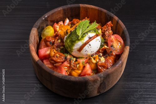 Italian buratta salad