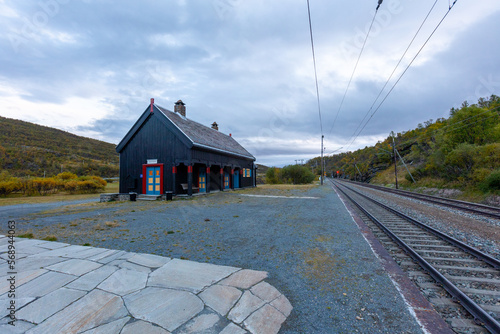 Norwegia stacja kolejowa © WildLife#1