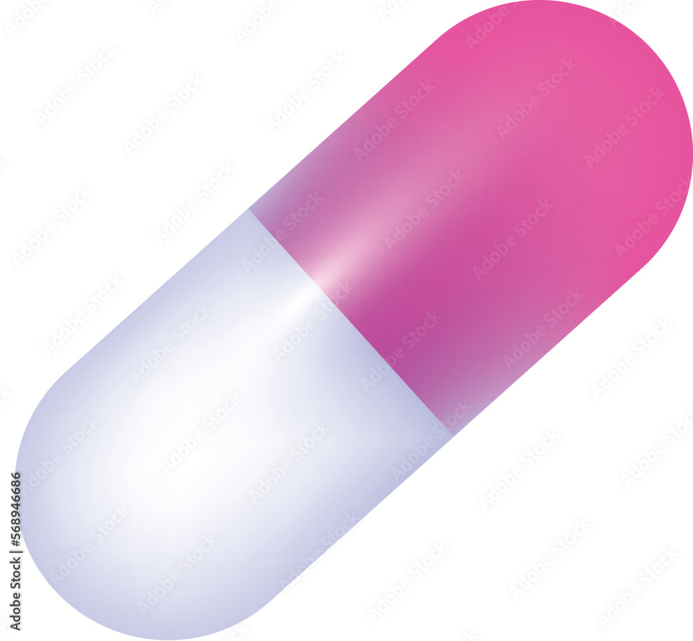 Pharmacy drug capsule icon 3d realistic cartoon vector. Medicine bottle Pharmacy drug capsule icon 3d realistic cartoon vector. Medicine bottle