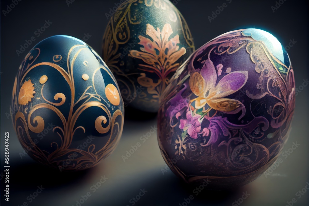 Easter Eggs. Generative AI Easter Eggs. Generative AI
