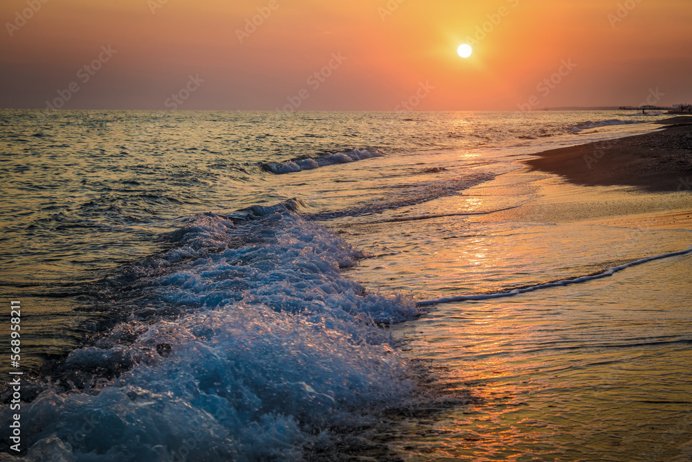 Fototapeta premium sunset on the beach