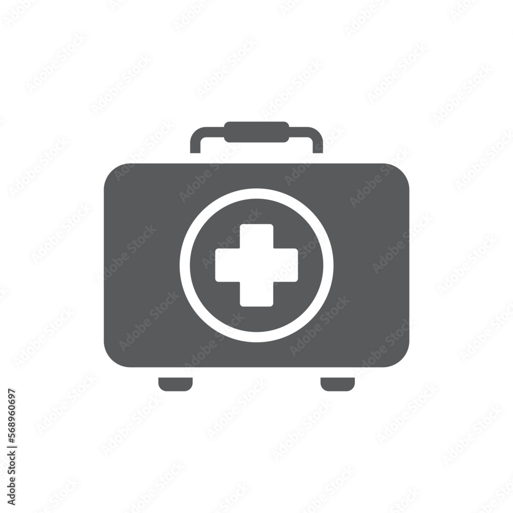Obraz premium first aid box icon design vector template
