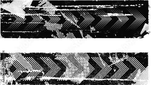 Grunge textured sideways Set . Linear signs collection. Arrow Design .Elements for your design.Striped direction. vector illustration