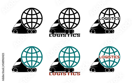 logos for a logistics company for cargo transportation