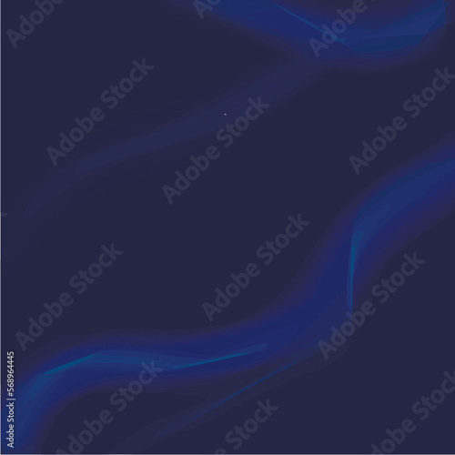 Dark Blue Abstract Background with Glowing Aurora Borealis Effect and Subtle Lines