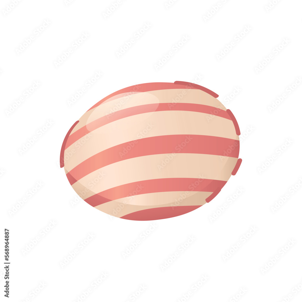 Sweet chocolate egg on white background Sweet chocolate egg on white background