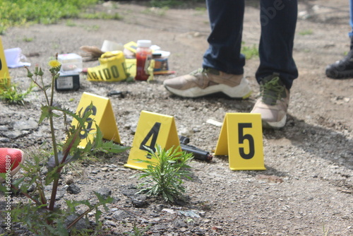 Foto Indicios de escena del crimen
