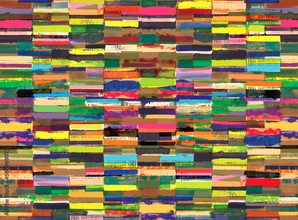 Abstract Colorful Image with rectangular shapes sandwiched together Abstract Colorful Image with rectangular shapes sandwiched together