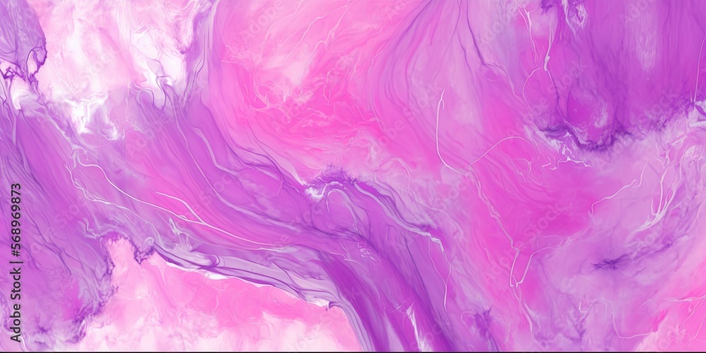Abstract Watercolor Pink and Purple Background. Generative AI.