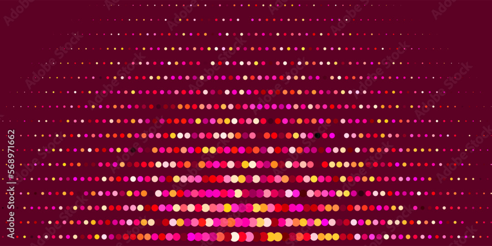 Dark Pink, Yellow vector layout with circle shapes. Dark Pink, Yellow vector layout with circle shapes.