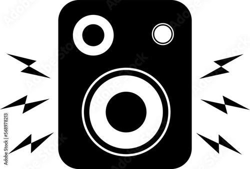 illustration of a music column on a transparent background