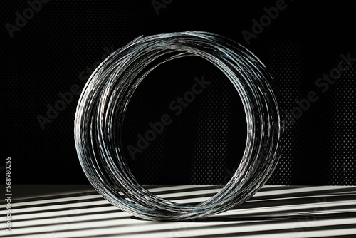 Coil of Steel Wire  photo