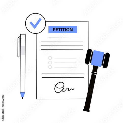 Petition signing process