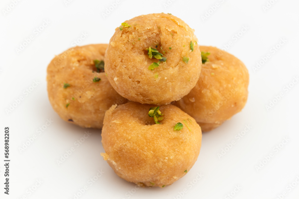 Indian Mithai Balushahi Also Called Balsaahi, Badushah, Khurmi, Glazed