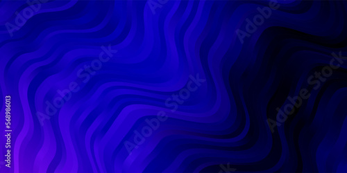 Dark Pink  Blue vector background with lines.