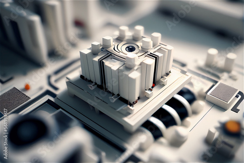 Technology background with ...