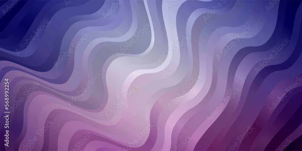 Fototapeta premium Light Pink, Blue vector pattern with lines.