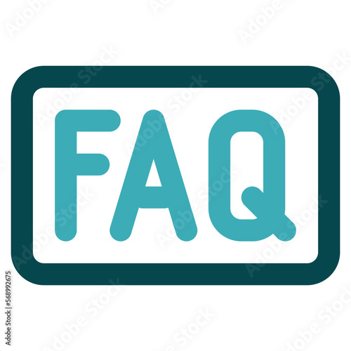 faq icon for illustration