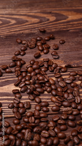 Roasted coffee beans  dark seed