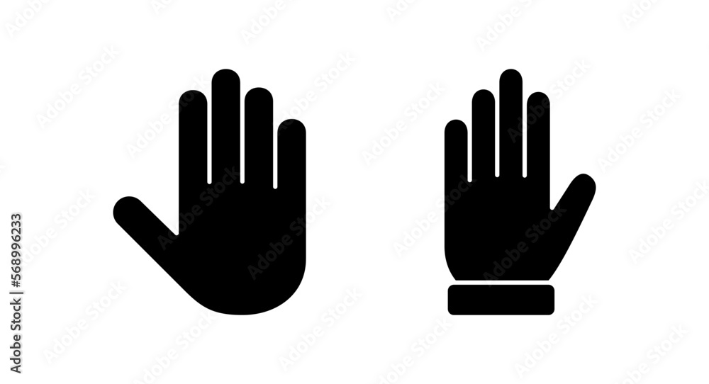 Hand icon vector illustration. hand sign and symbol. hand gesture Hand icon vector illustration. hand sign and symbol. hand gesture