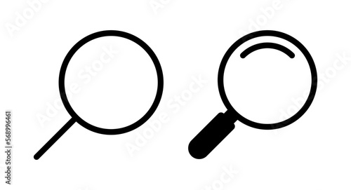 Search icon vector illustration. search magnifying glass sign and symbol
