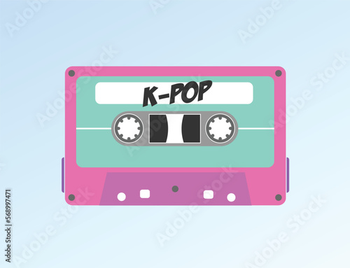 Ilustracao vetor K7 KPOP, BTS, cassette tapes, fitas k7, cassete, musica, fitas, vintage, balada, tapes, musica, coreana, coreia, artistas, banda, grupo musical