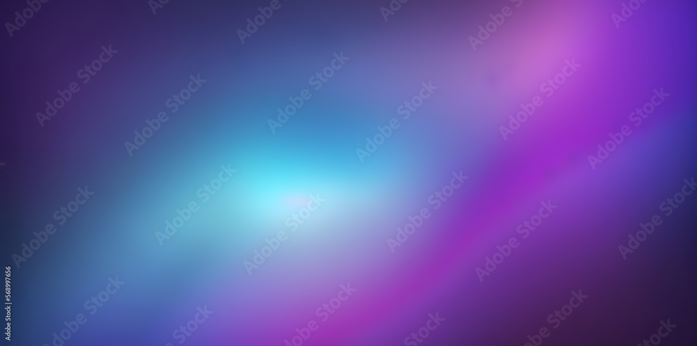 Purple blue grainy color gradient background, abstract soft blurred colors on dark background