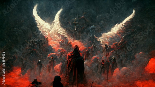 Fallen Angel Among Souls - Illustration photo