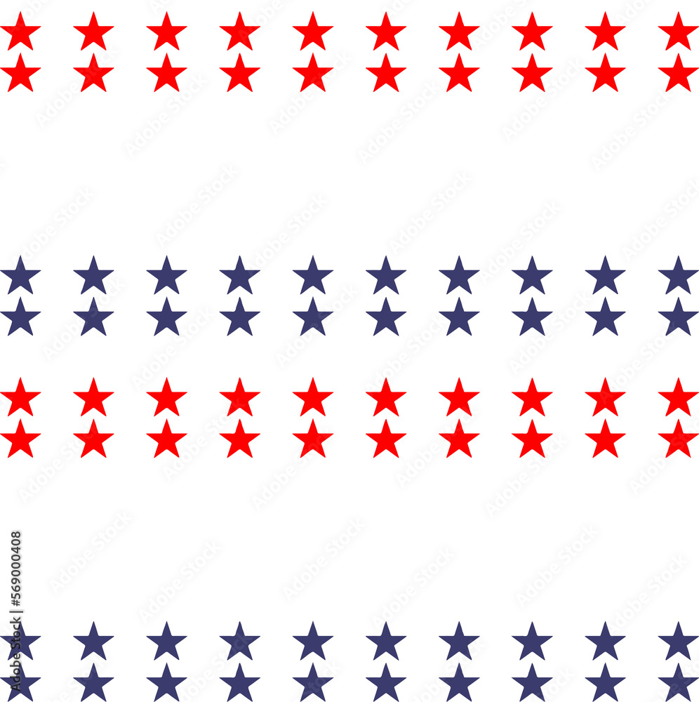  texture overlay pattern of red white and blue  stars in bar like rows