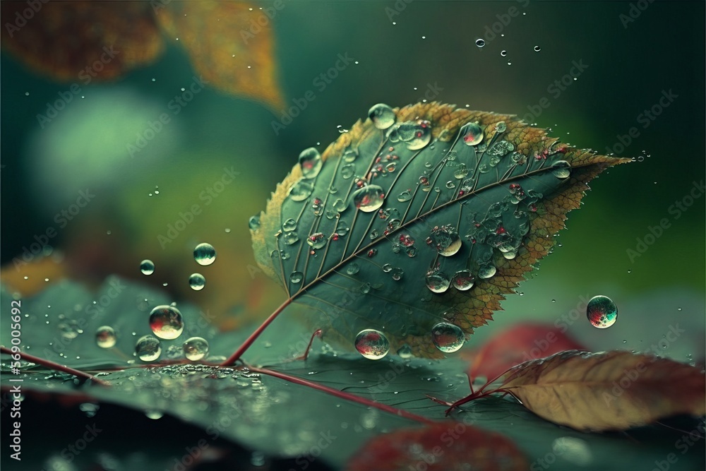Nature's Music: The Sound of Droplets in the Rain - Generative AI Nature's Music: The Sound of Droplets in the Rain - Generative AI