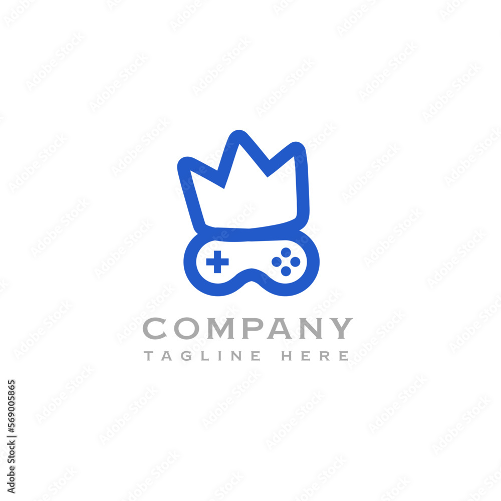Joystick game king Logo Graphic Vector Joystick game king Logo Graphic Vector