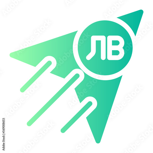 send money gradient icon